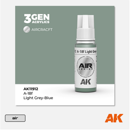 AK 3Gen Acrylics - A-18f Light Grey-Blue