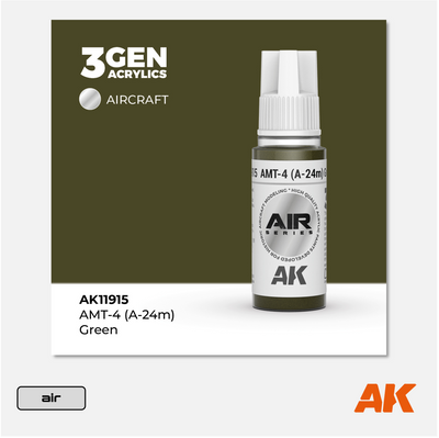 AK 3Gen Acrylics - AMT-4 (A-24m) Green