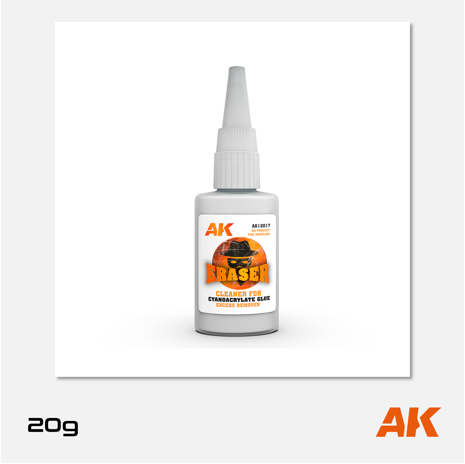 AK Eraser - Cleaner & Excess Remover for Cyanoacrylate Glue