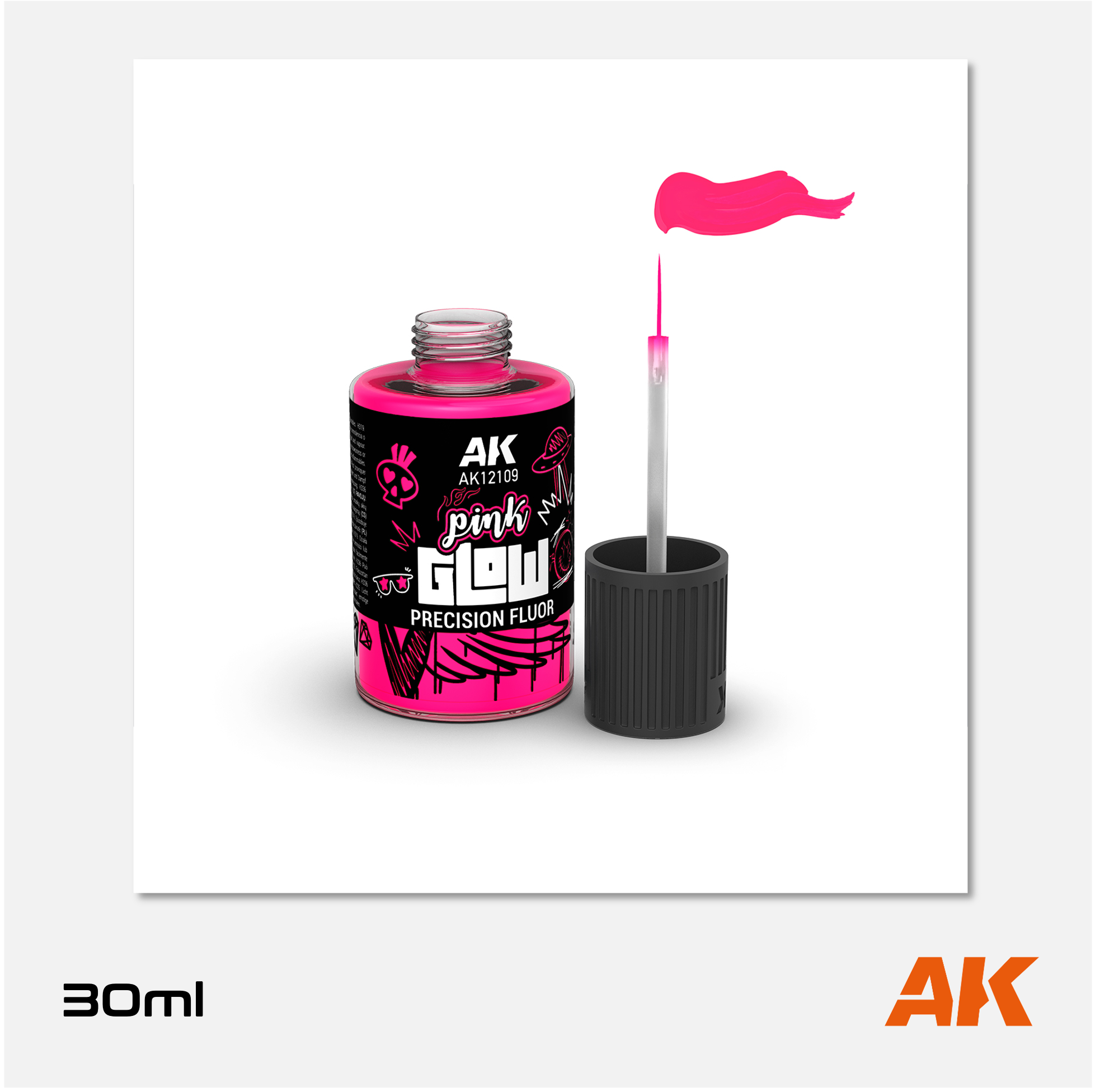 AK Glow Precision Fluor - Pink