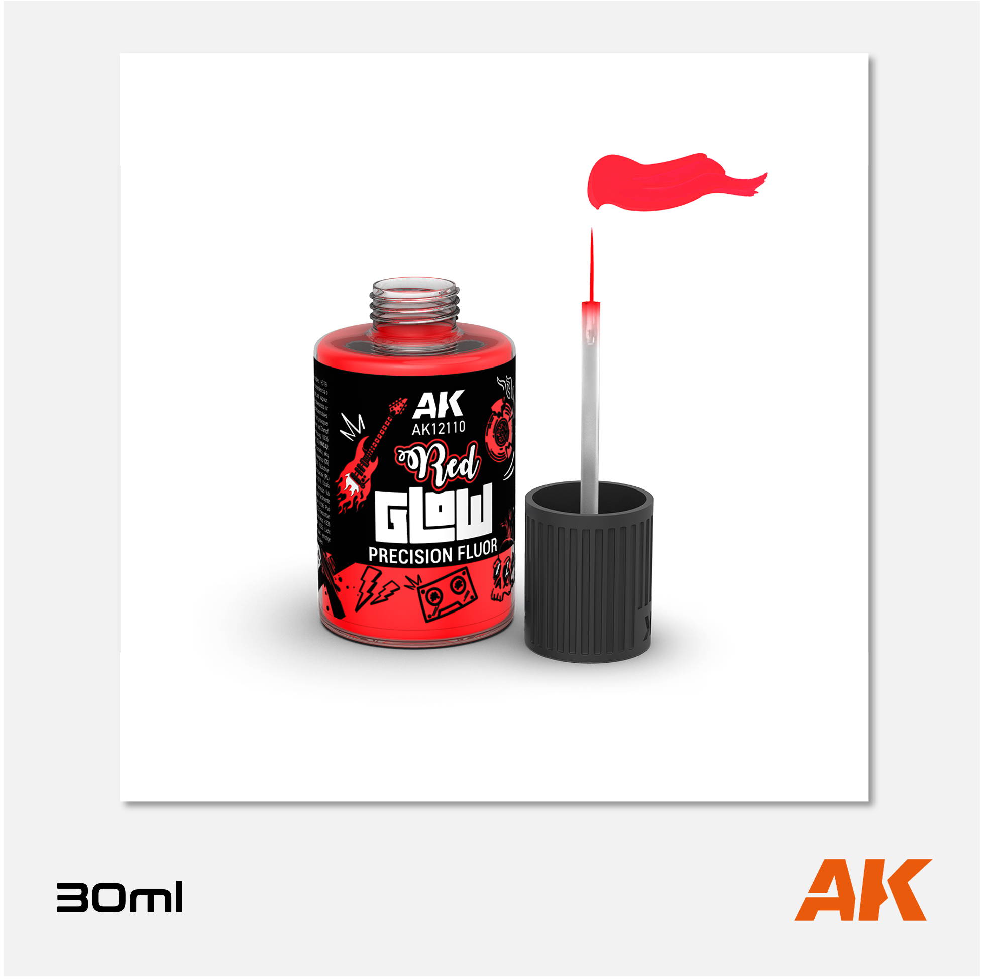 AK Glow Precision Fluor - Red