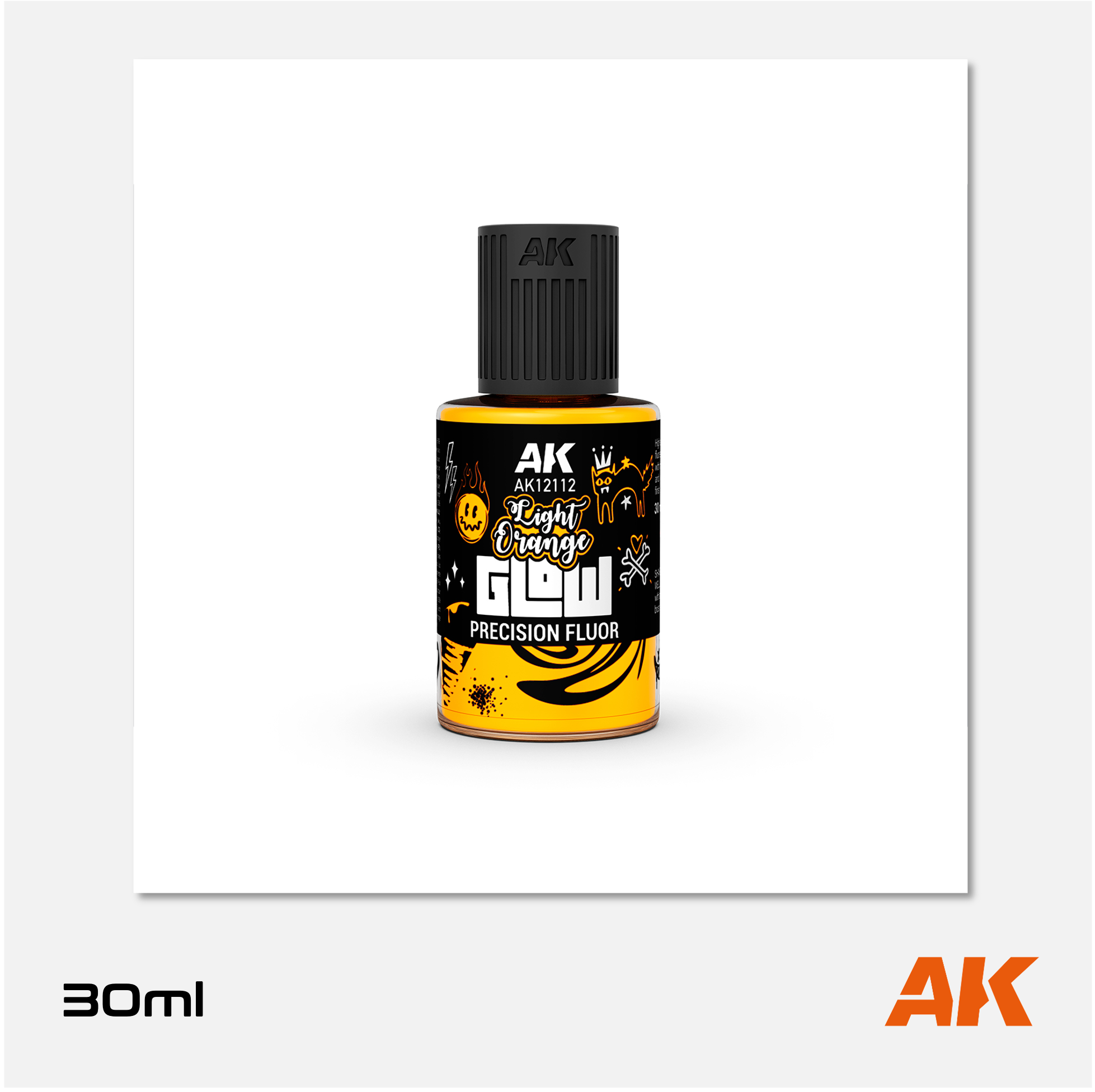 AK Glow Precision Fluor - Light Orange