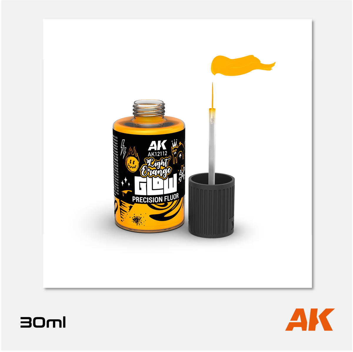 AK Glow Precision Fluor - Light Orange