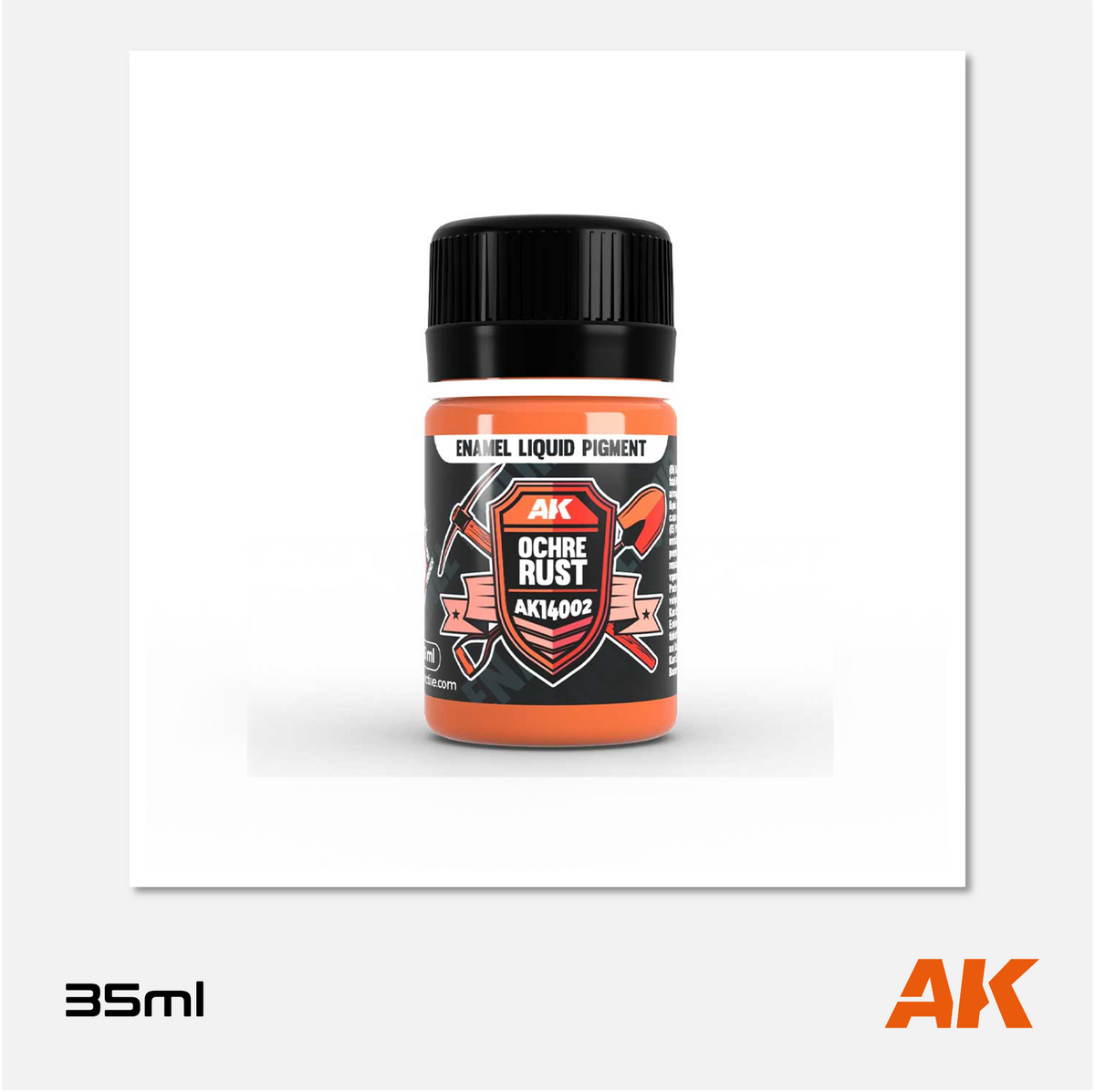 AK Enamel Liquid Pigment - Ochre Rust