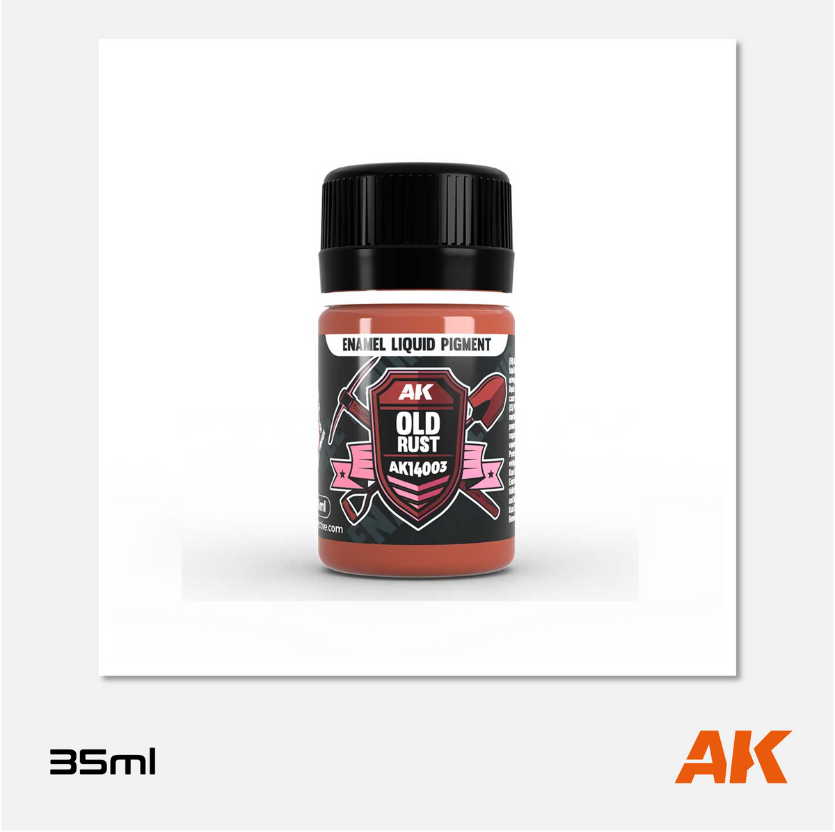 AK Enamel Liquid Pigment - Old Rust