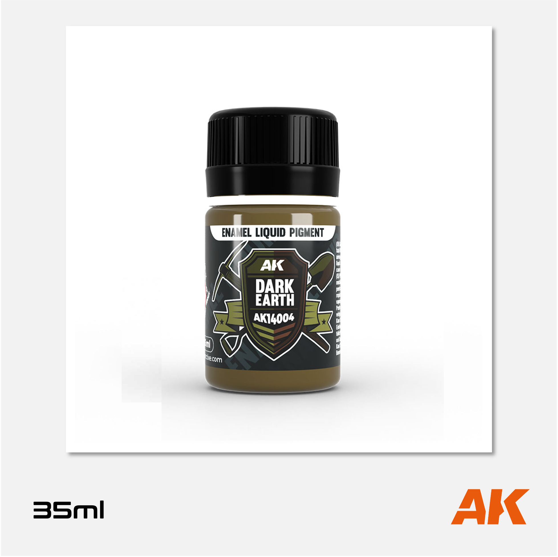 AK Enamel Liquid Pigment - Dark Earth