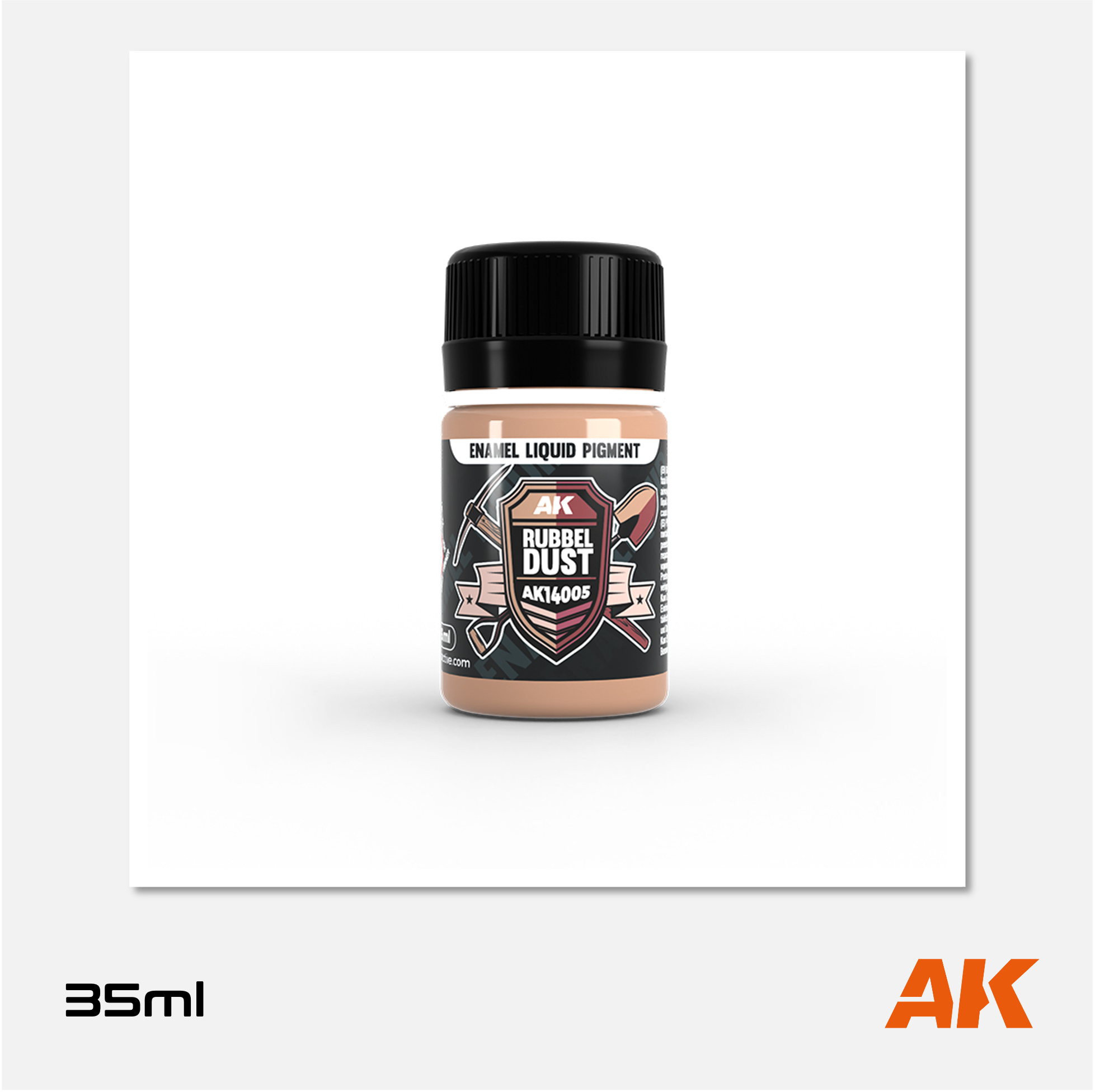 AK Enamel Liquid Pigment - Rubble Dust