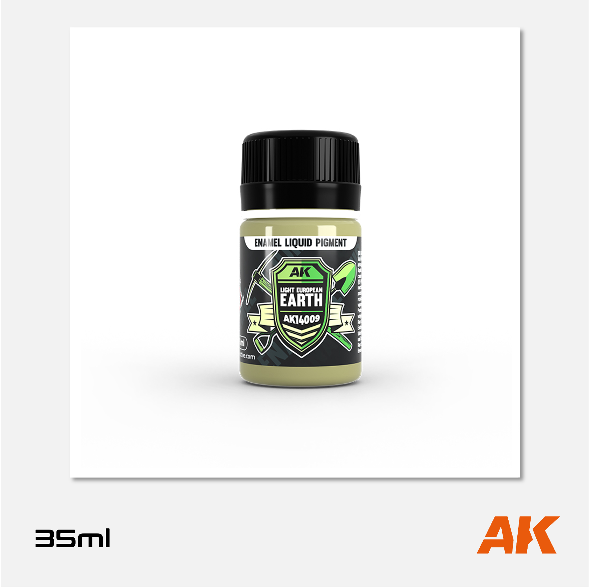 AK Enamel Liquid Pigment - Light European Earth