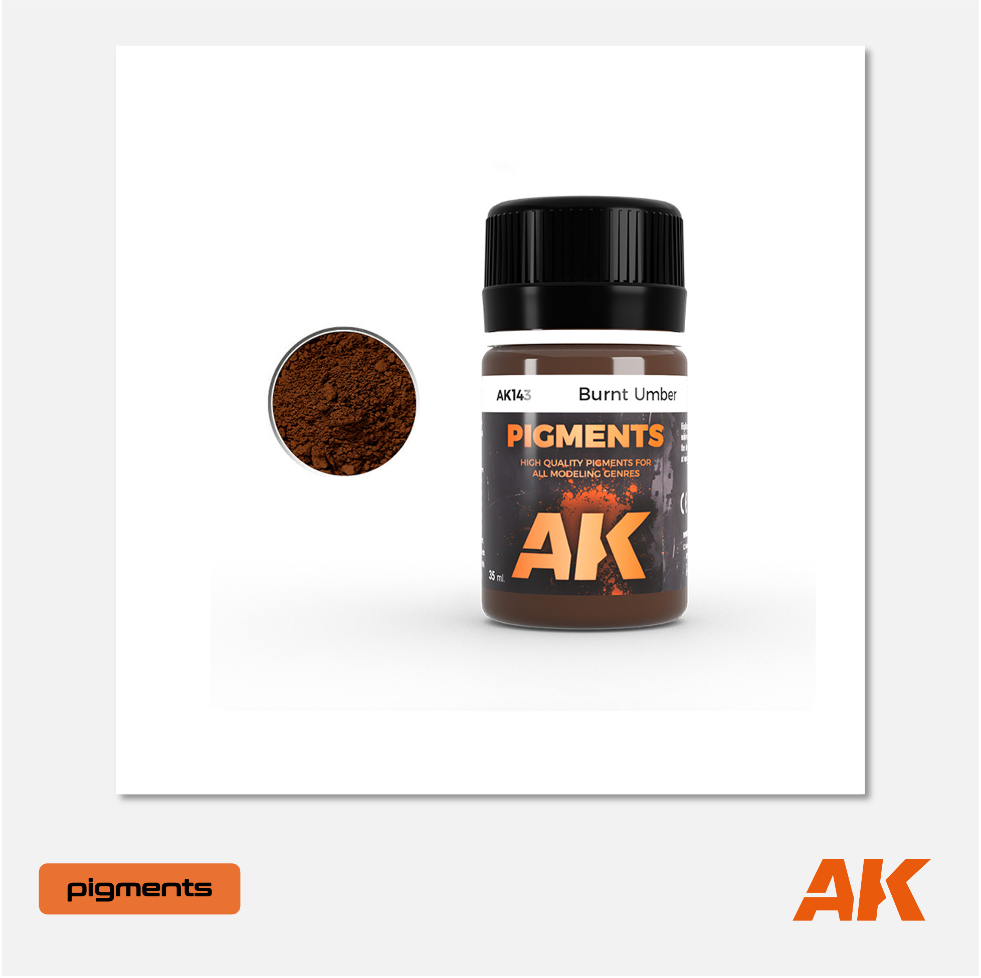 AK Pigment - Burnt Umber