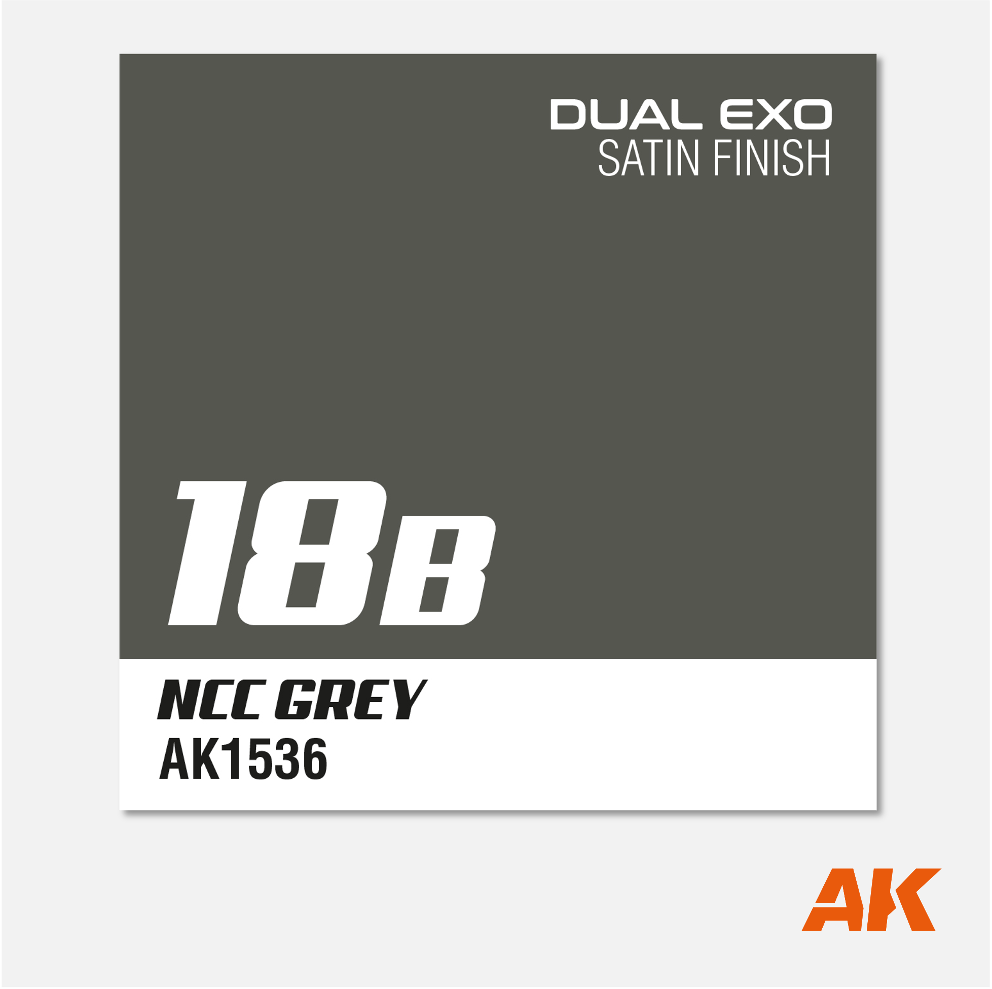 AK Interactive - Dual Exo - 18B NCC Grey - AK1536 - Gothaforce