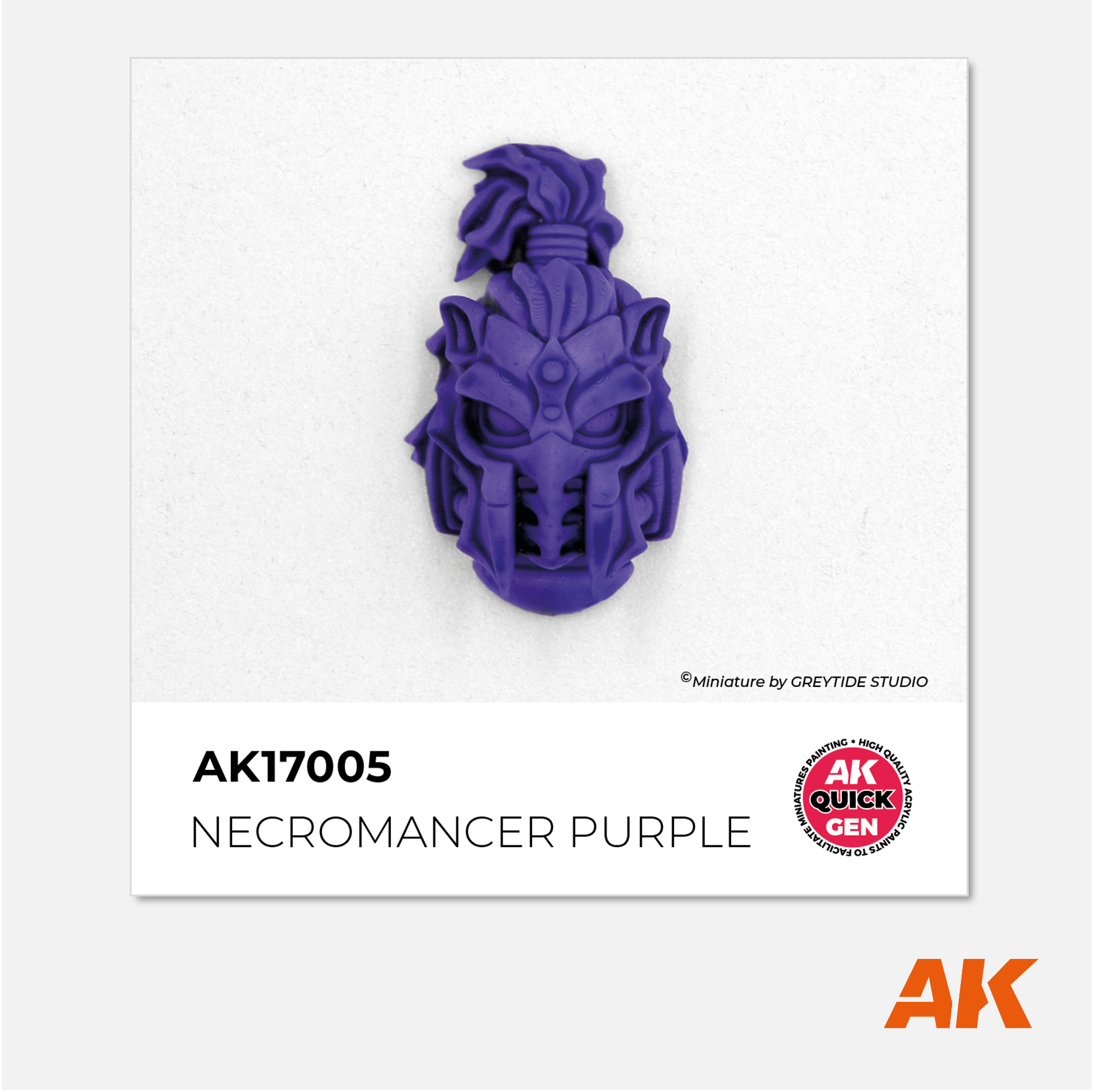 AK Interactive - Quick Gen Acrylics Paint - Necromancer Purple - AK17005 - Gothaforce