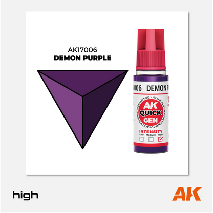 AK Interactive - Quick Gen Acrylics Paint - Demon Purple - AK17006 - Gothaforce