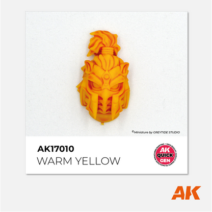 AK Interactive - Quick Gen Acrylics Paint - Warm Yellow - AK17010 - Gothaforce