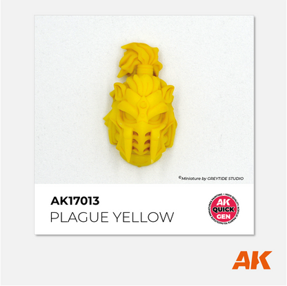 AK Interactive - Quick Gen Acrylics Paint - Plague Yellow - AK17013 - Gothaforce