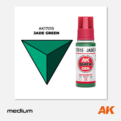 AK Interactive - Quick Gen Acrylics Paint - Jade Green - AK17015 - Gothaforce