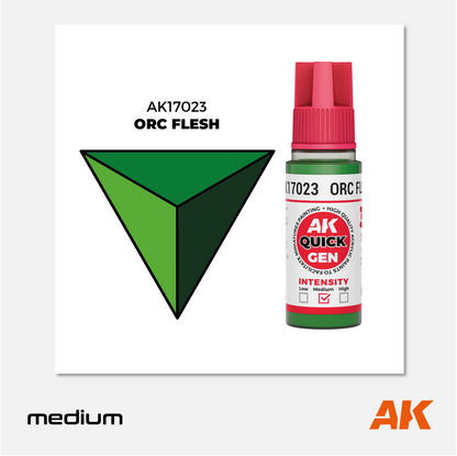 AK Interactive - Quick Gen Acrylics Paint - Orc Flesh - AK17023 - Gothaforce