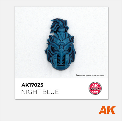 AK Interactive - Quick Gen Acrylics Paint - Night Blue - AK17025 - Gothaforce