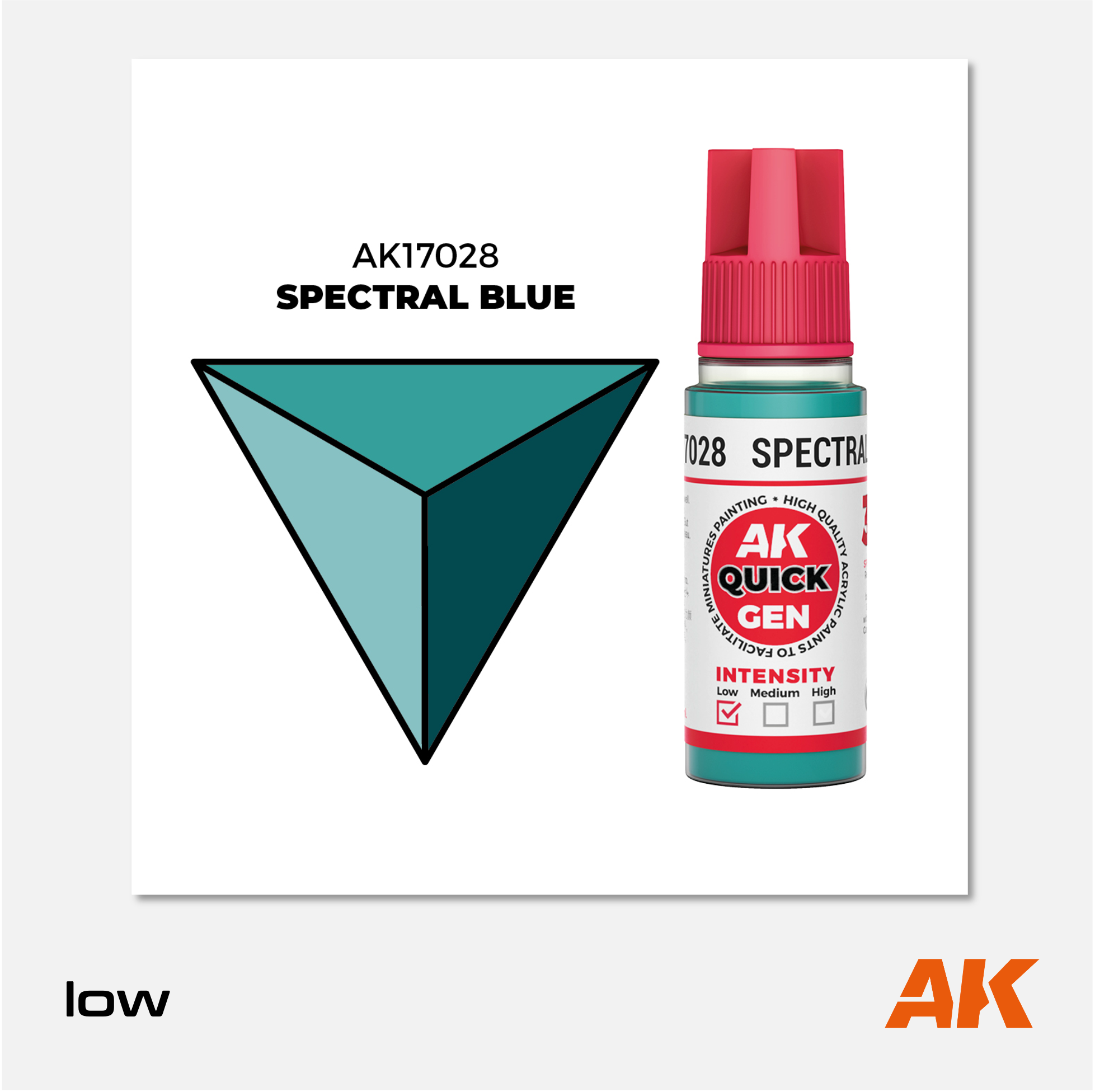 AK Interactive - Quick Gen Acrylics Paint - Spectral Blue - AK17028 - Gothaforce