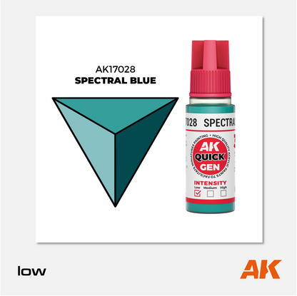 AK Interactive - Quick Gen Acrylics Paint - Spectral Blue - AK17028 - Gothaforce