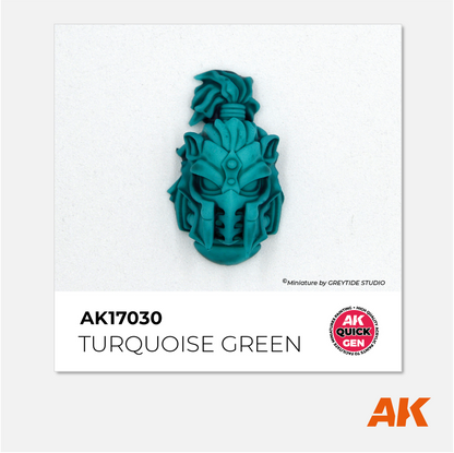 AK Interactive - Quick Gen Acrylics Paint - Turquoise Green - AK17030 - Gothaforce