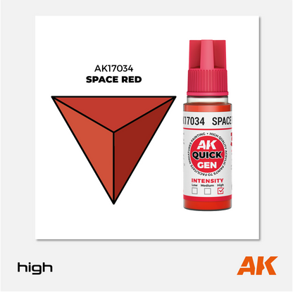 AK Interactive - Quick Gen Acrylics Paint - Space Red - AK17034 - Gothaforce