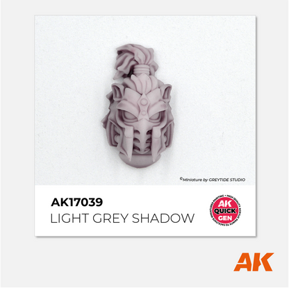 AK Interactive - Quick Gen Acrylics Paint - Light Grey Shadow - AK17039 - Gothaforce