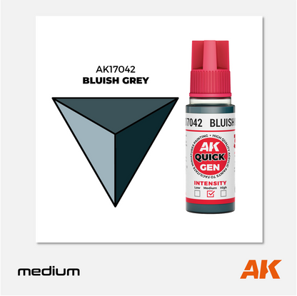AK Interactive - Quick Gen Acrylics Paint - Bluish Grey - AK17042 - Gothaforce