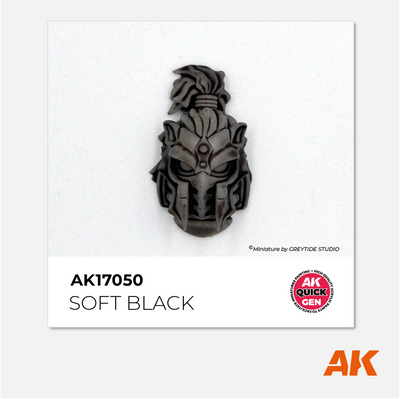 AK Quick Gen Acrylics - Soft Black
