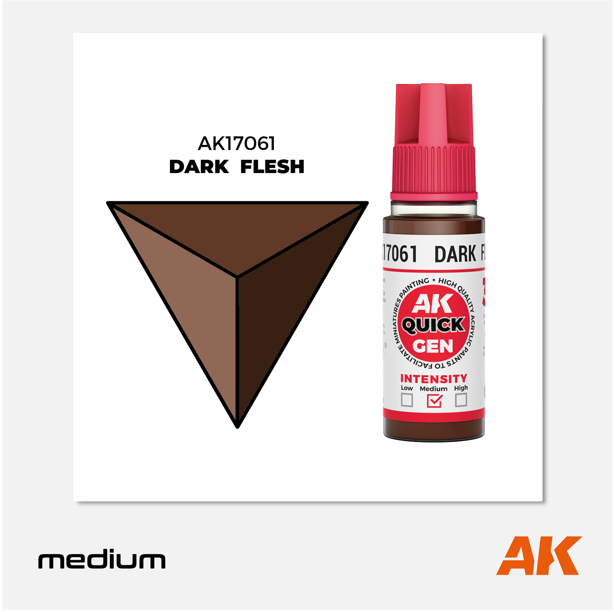 AK Quick Gen Acrylics - Dark Flesh