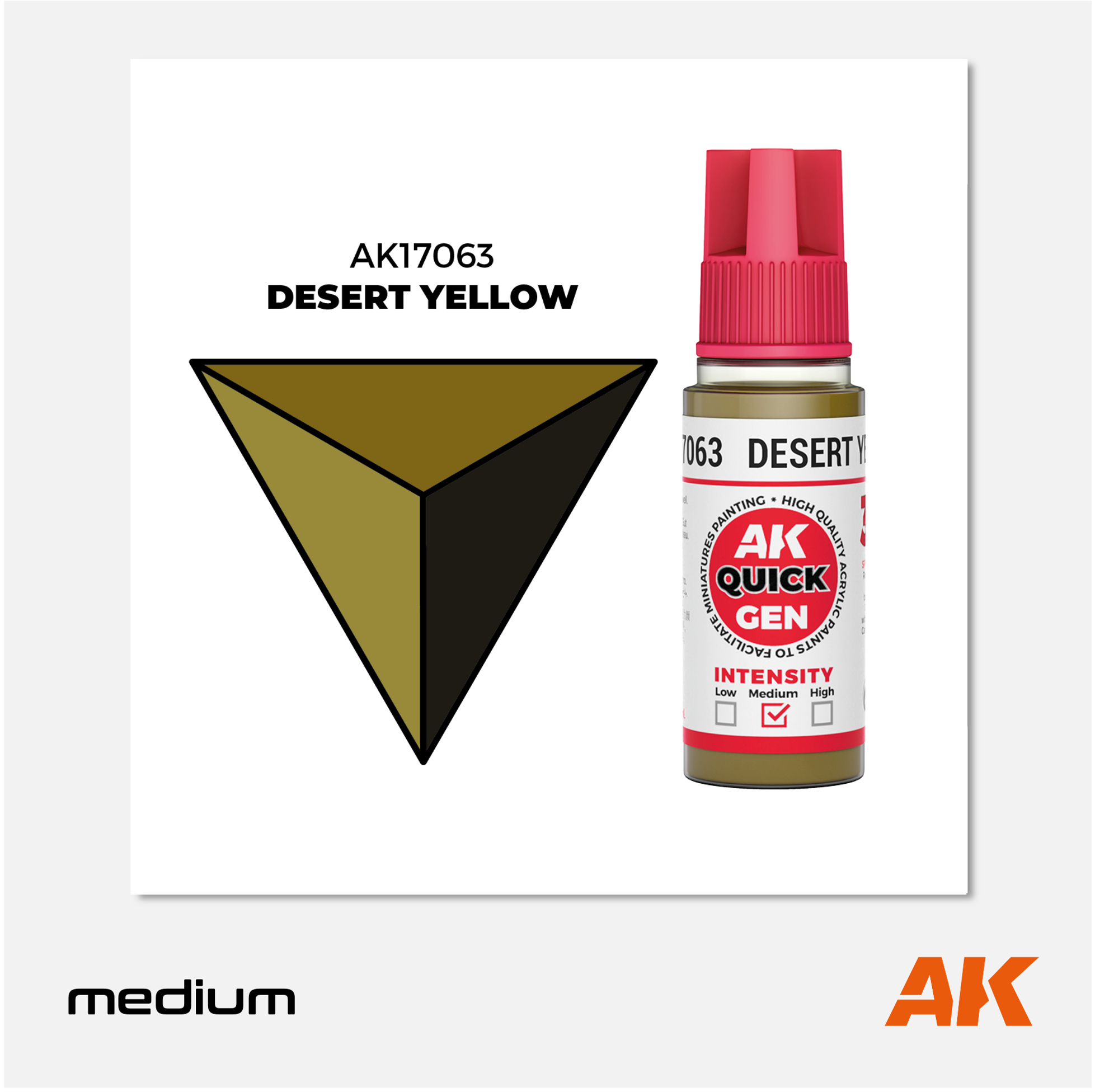 AK Quick Gen Acrylics - Desert Yellow