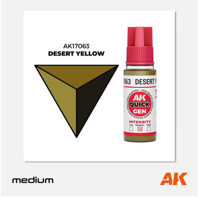 AK Quick Gen Acrylics - Desert Yellow
