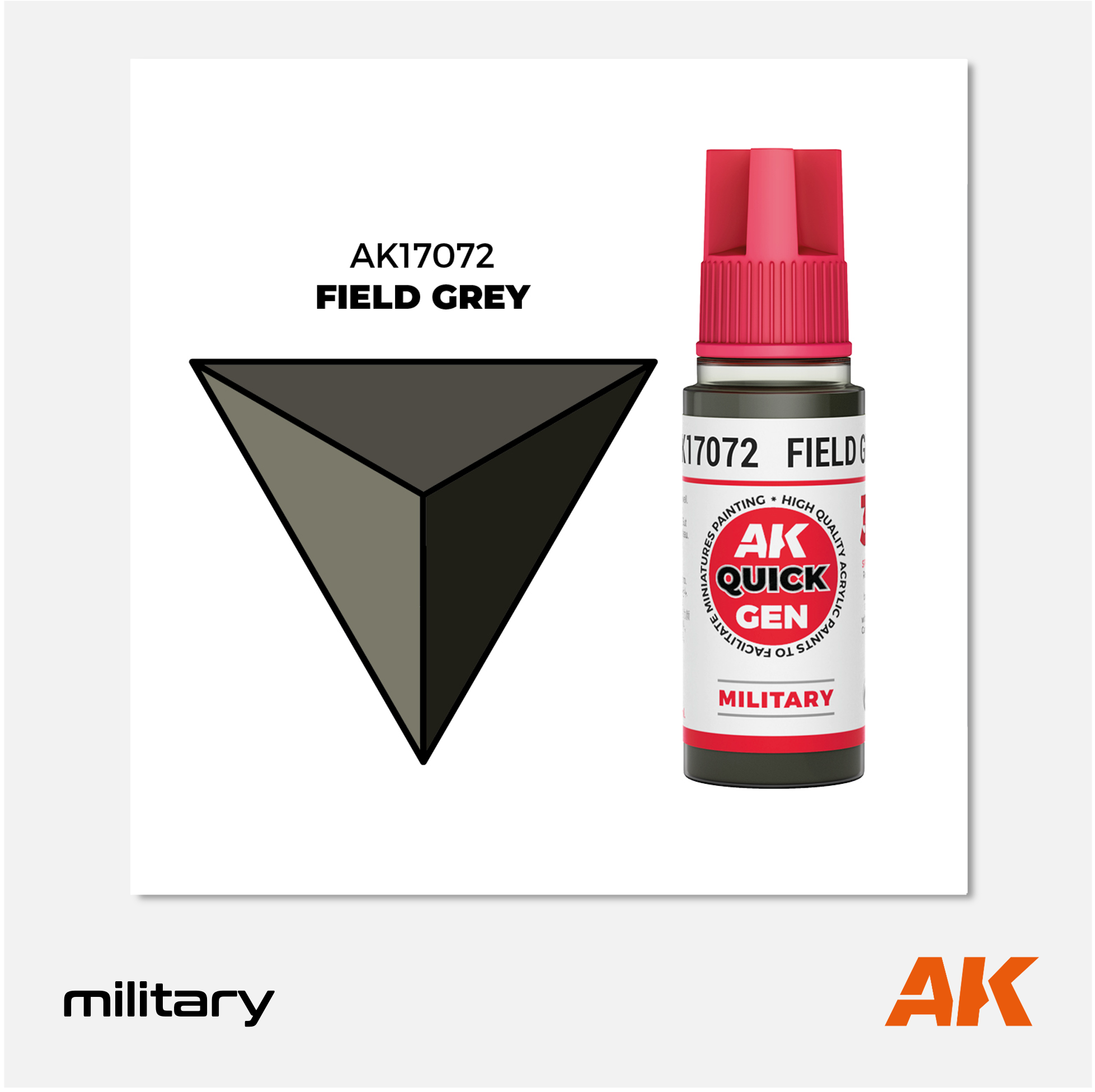 AK Quick Gen Acrylics - Field Grey