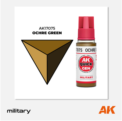 AK Quick Gen Acrylics - Ochre Green