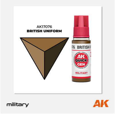 AK Quick Gen Acrylics - British Uniform