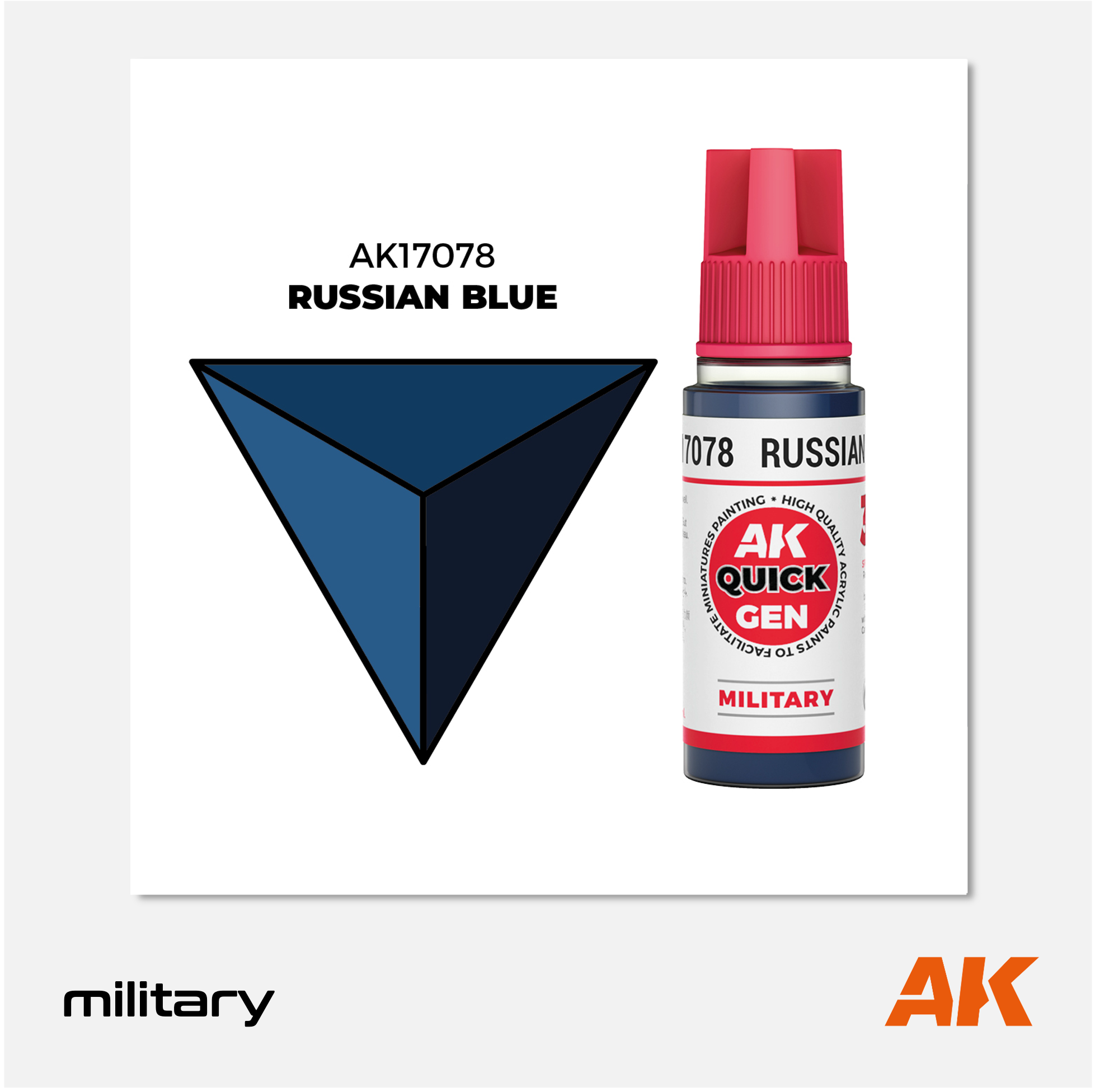 AK Quick Gen Acrylics - Russian Blue