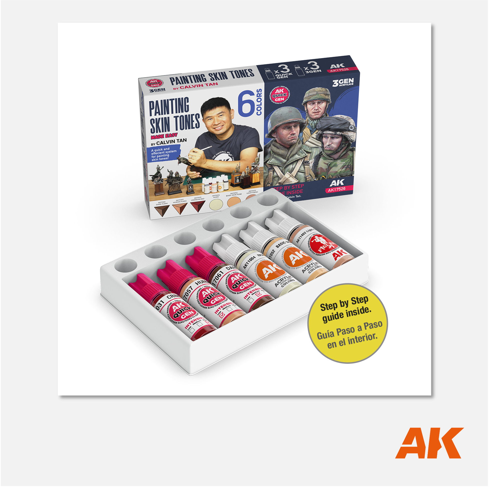 AK Painting Skin Tones - Calvin Tan