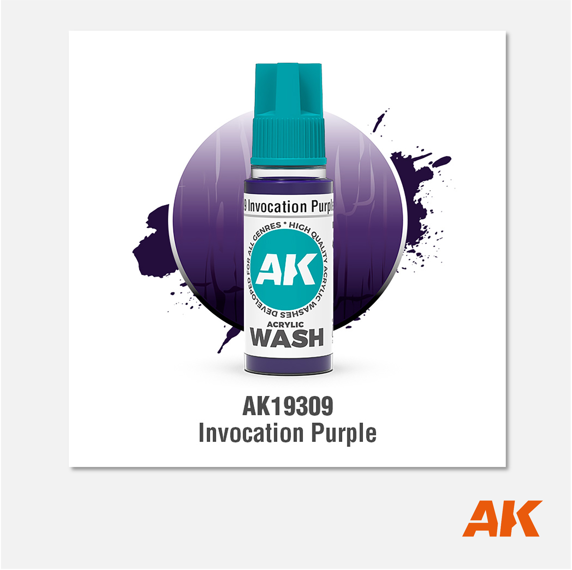 AK Interactive - Acrylic Wash - Invocation Purple - AK19309 - Gothaforce