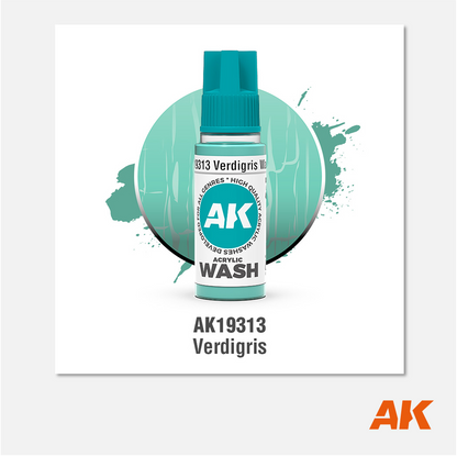 AK Interactive - Acrylic Wash - Verdigris Wash - AK19313 - Gothaforce