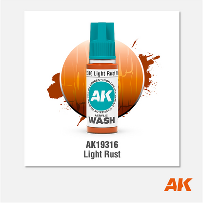 AK Interactive - Acrylic Wash - Light Rust - AK19316 - Gothaforce