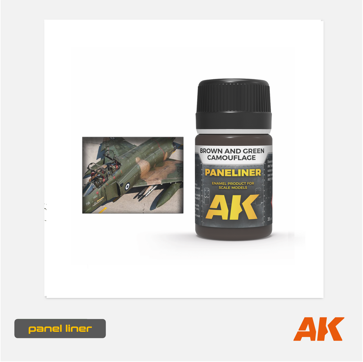 AK Effects - Panel Liner - Brown & Green Camouflage