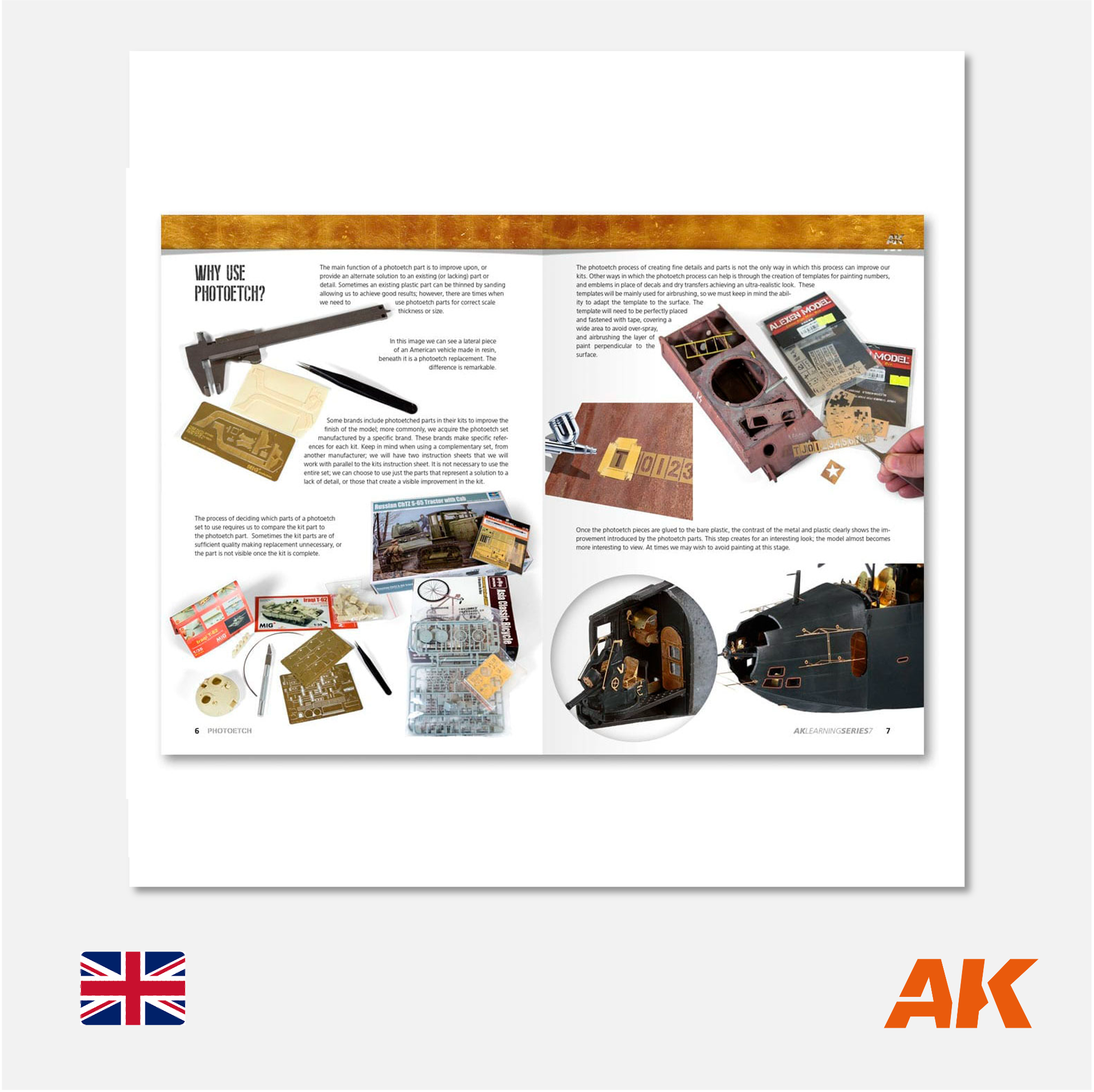 AK Interactive - AK Learning Series N° 7 Photoetched Parts - AK244 - Gothaforce