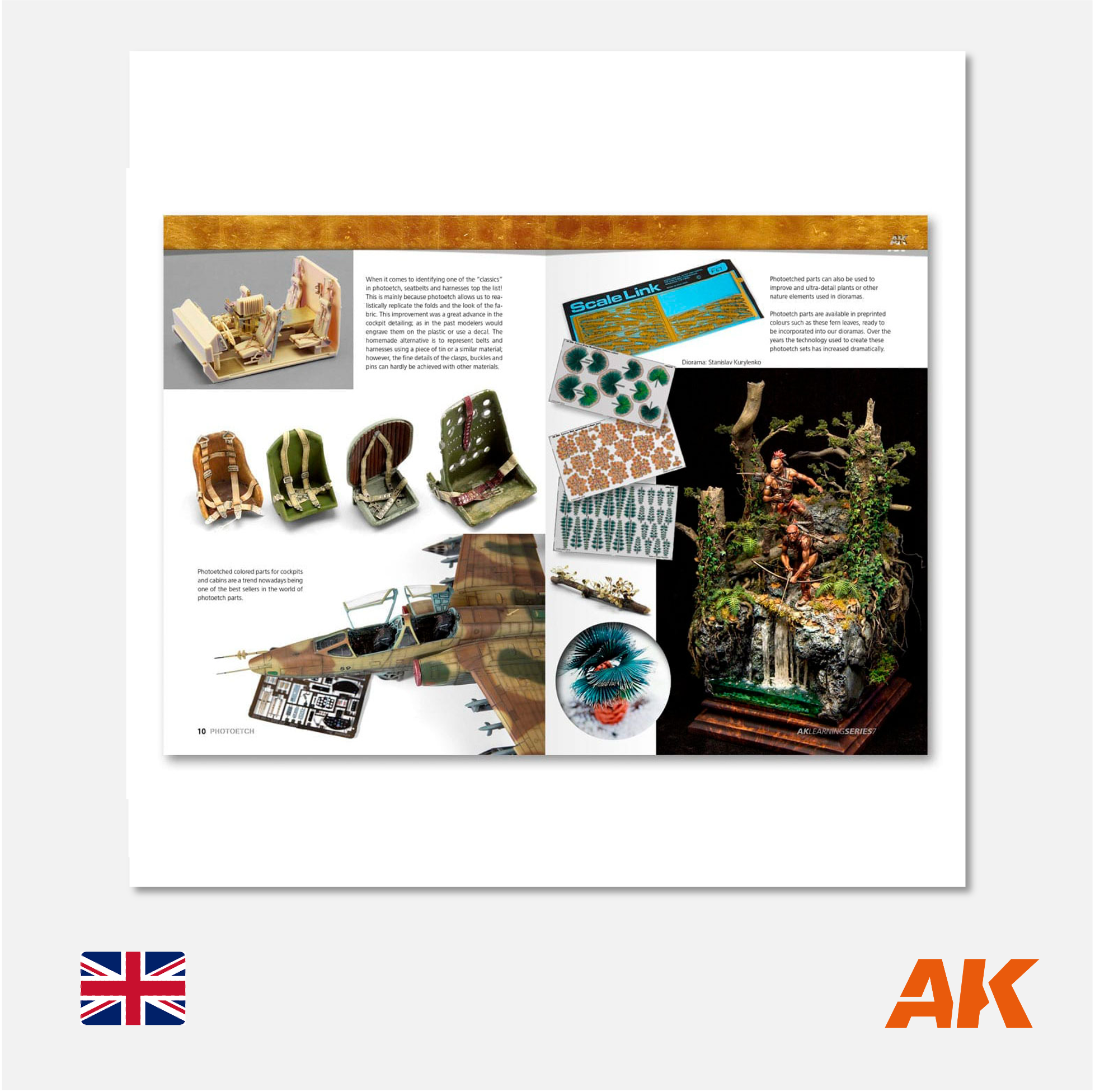 AK Interactive - AK Learning Series N° 7 Photoetched Parts - AK244 - Gothaforce