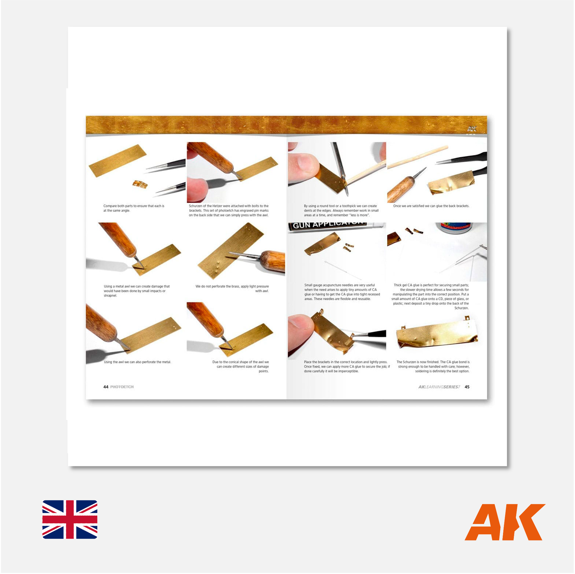 AK Interactive - AK Learning Series N° 7 Photoetched Parts - AK244 - Gothaforce