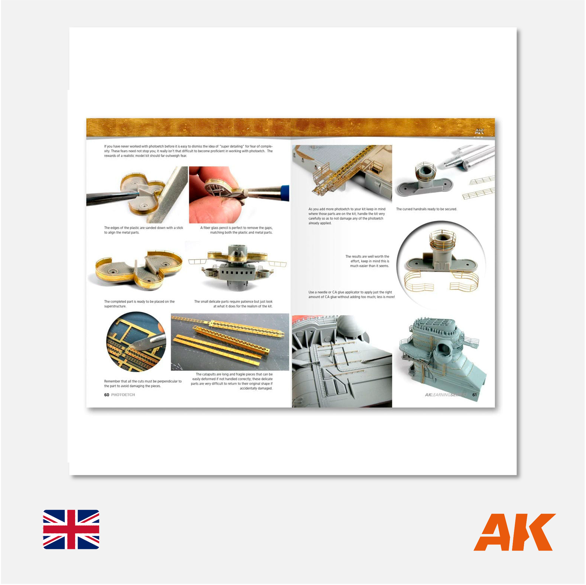 AK Interactive - AK Learning Series N° 7 Photoetched Parts - AK244 - Gothaforce