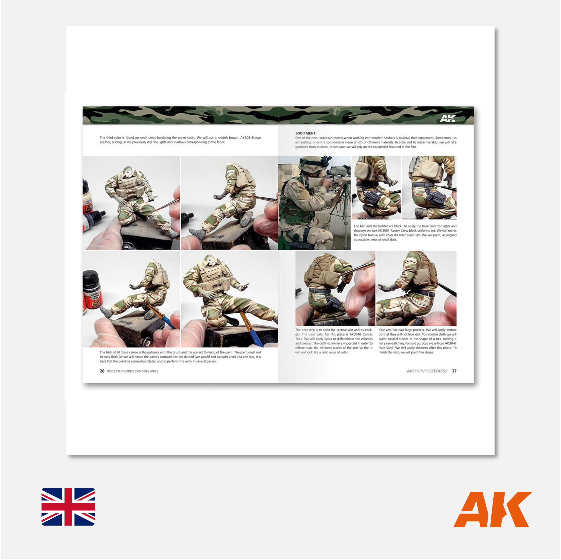 AK Interactive - AK Learning Series N° 8 Modern Figures Camouflages - AK247 - Gothaforce