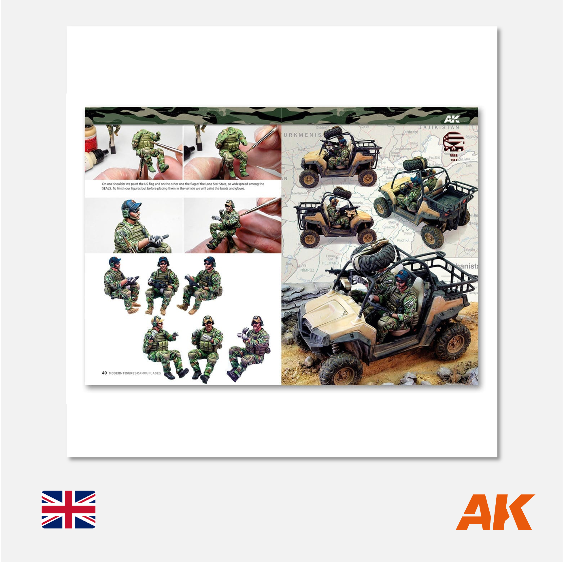 AK Interactive - AK Learning Series N° 8 Modern Figures Camouflages - AK247 - Gothaforce