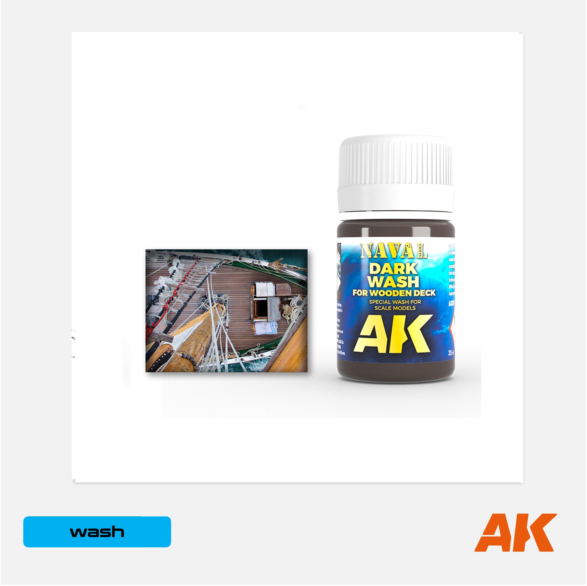AK Effects - Dark Wash for Wooden Deck