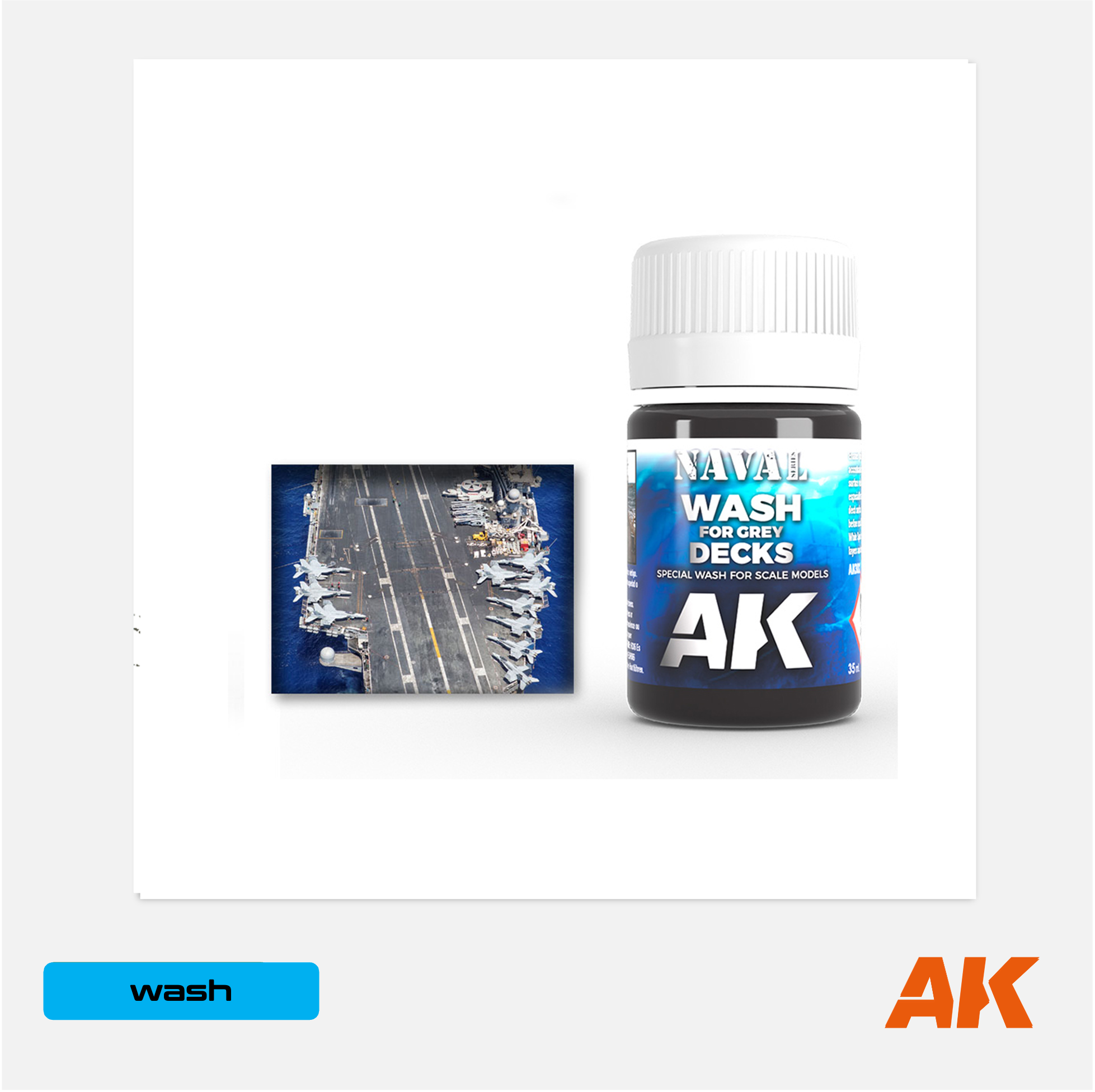 AK Effects - Naval Wash for Grey Decks