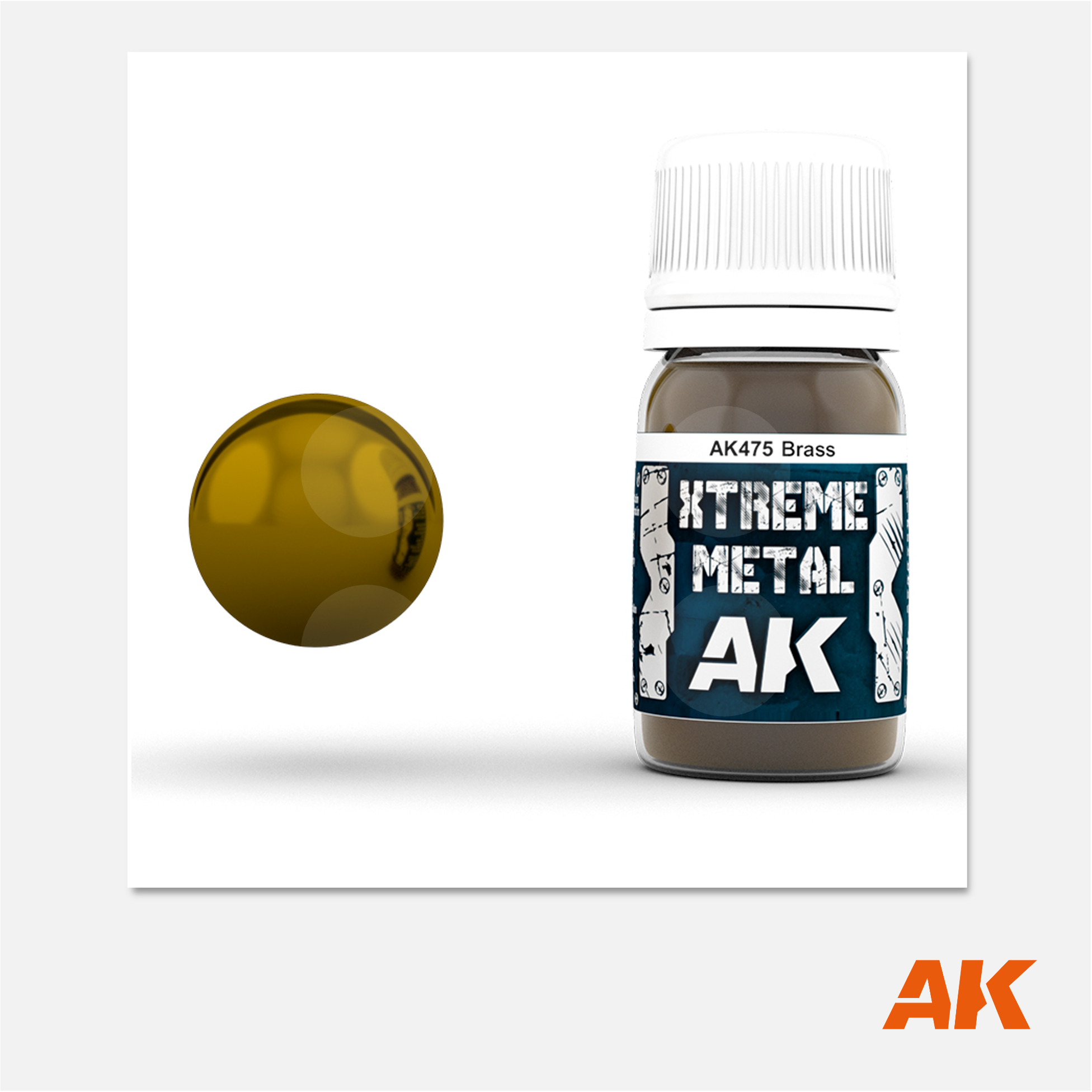 AK Interactive - Xtreme Metal Brass - AK475 - Gothaforce