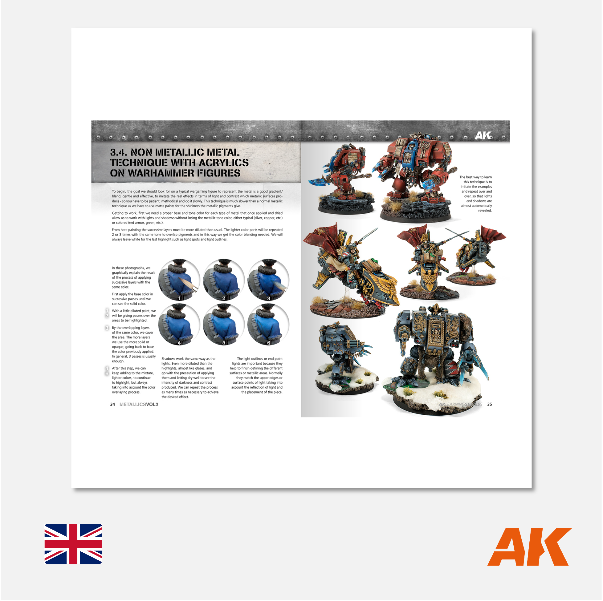 AK Interactive - AK Learning Series N° 5 Metallics 2 - AK508 - Gothaforce